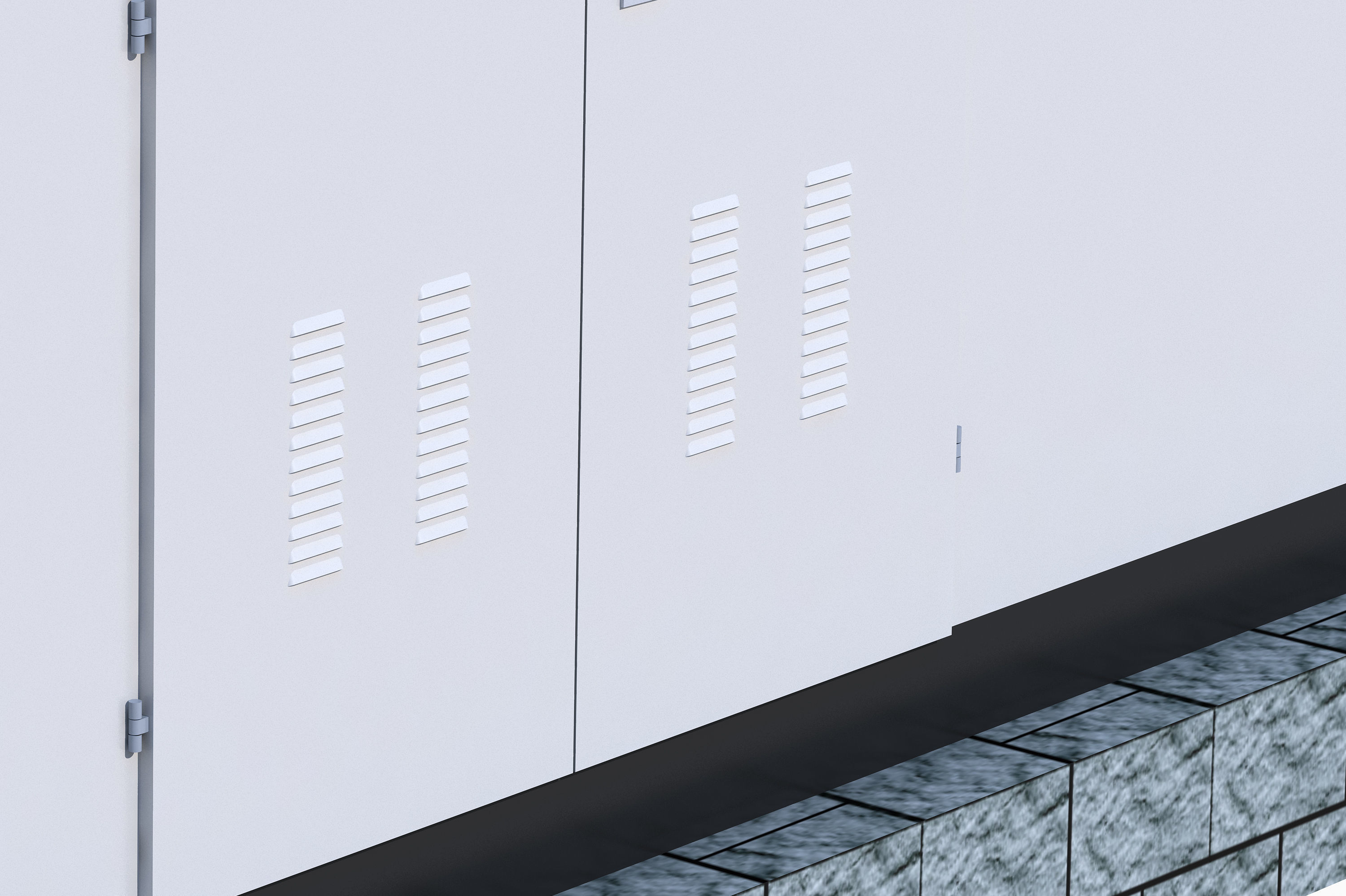 Power Distribution Cabinet 3D model_5