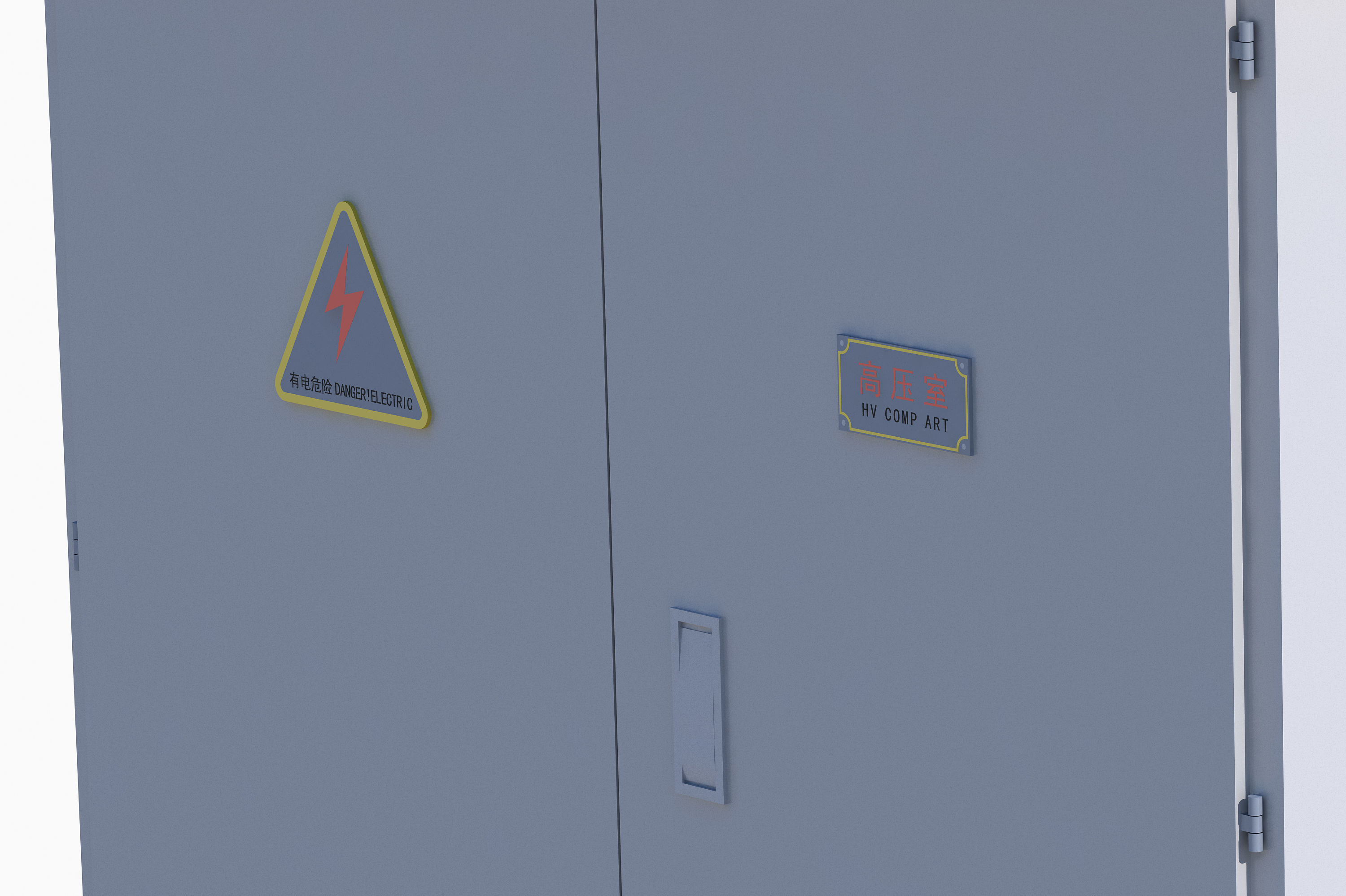 Power Distribution Cabinet 3D model_4