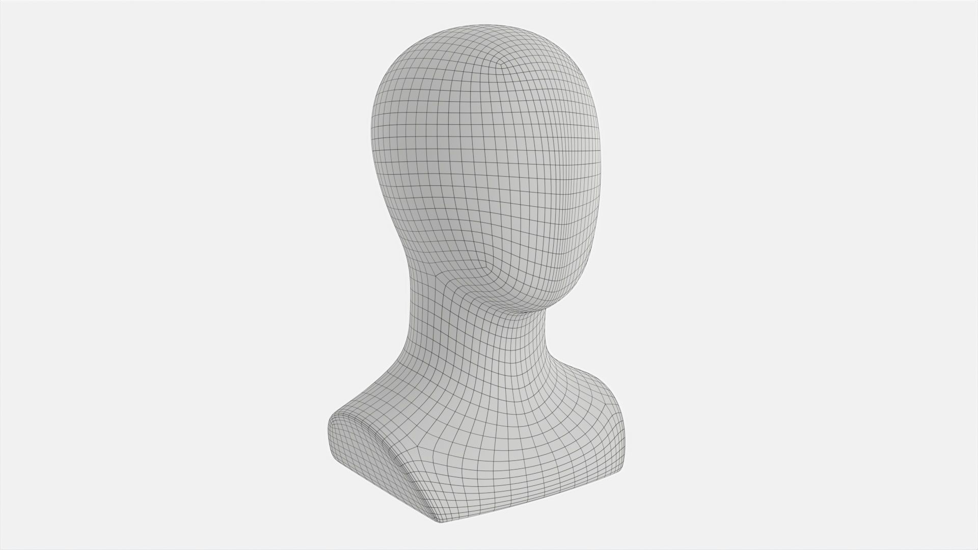 Mannequin Head 3D model_6
