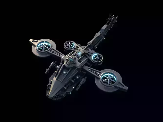 sci fi helicopter