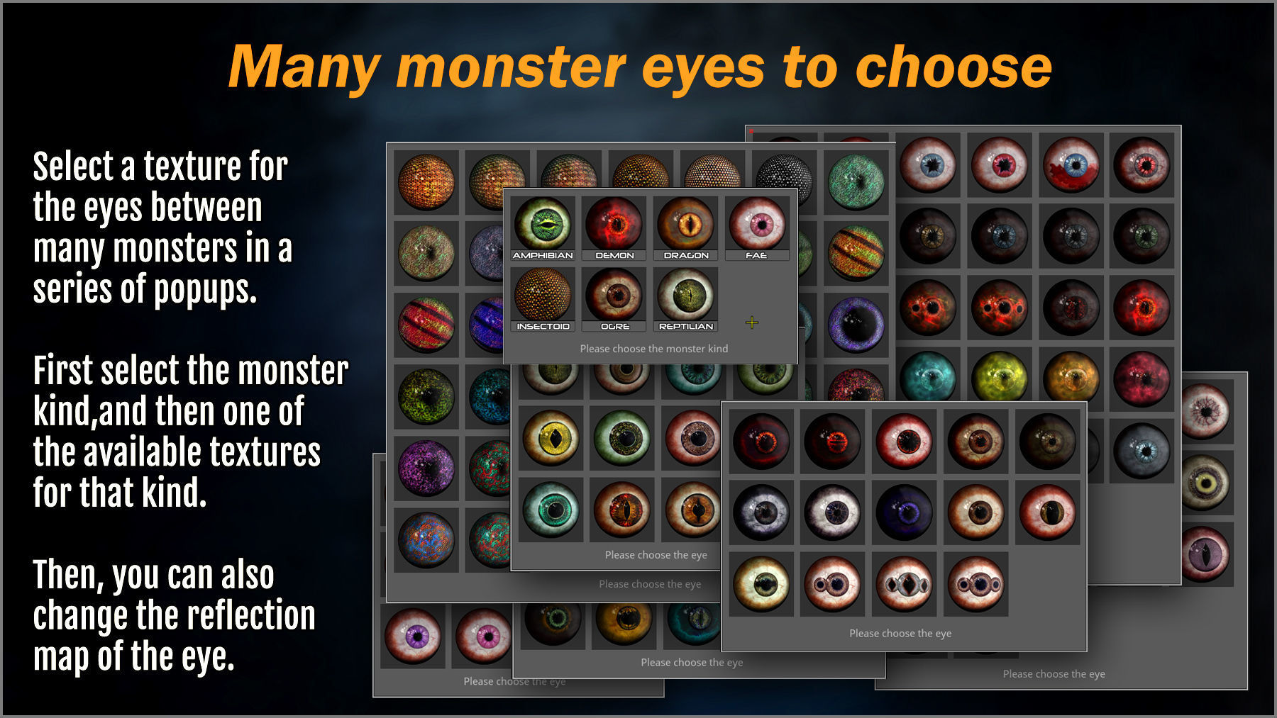 Monster Eye Maker 140 Eyes and ZBrush Plugin 3D model_4