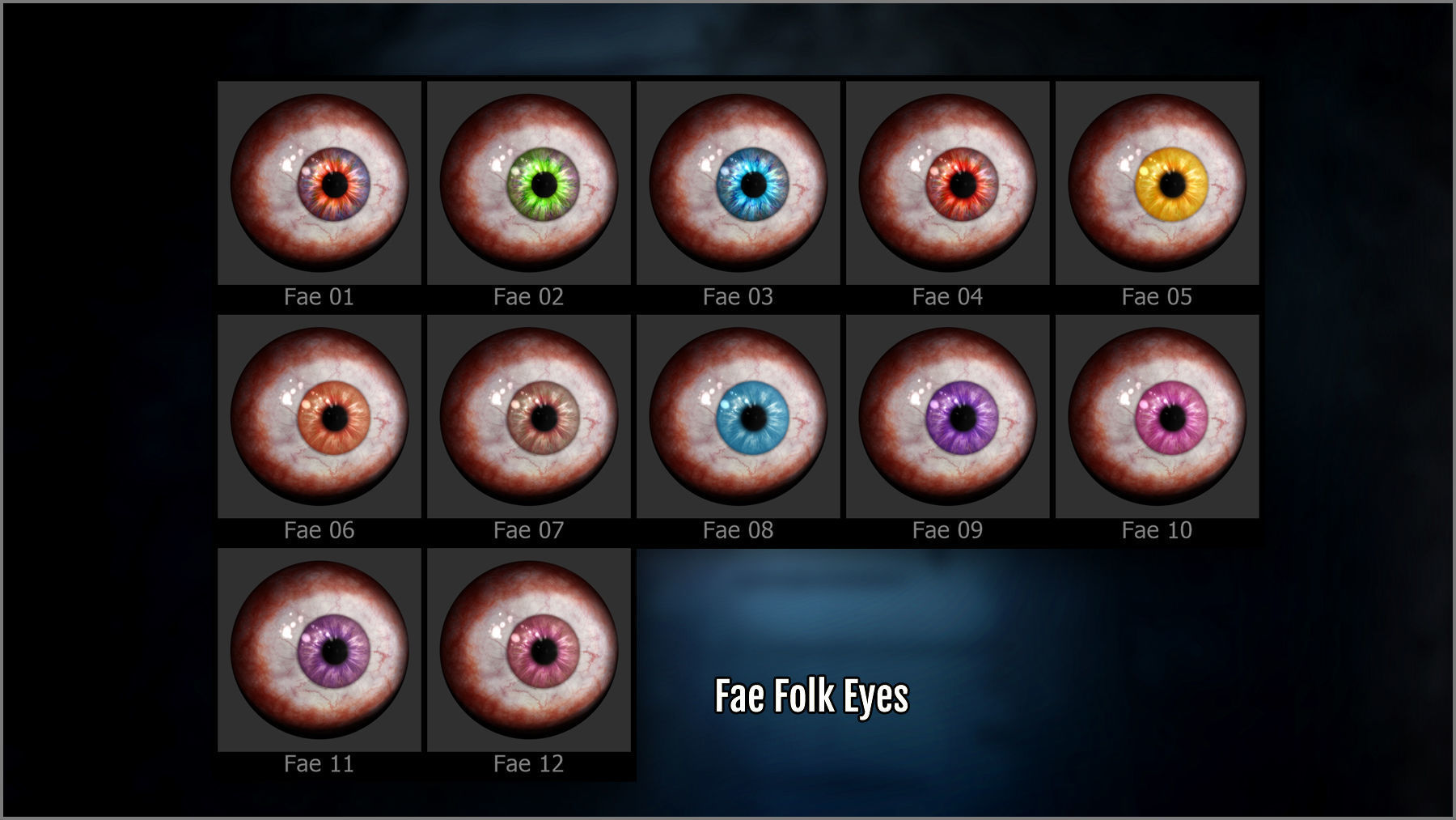 Monster Eye Maker 140 Eyes and ZBrush Plugin 3D model_12