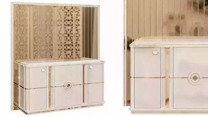 Flora Comod By HONOR FURNITURE 3D model