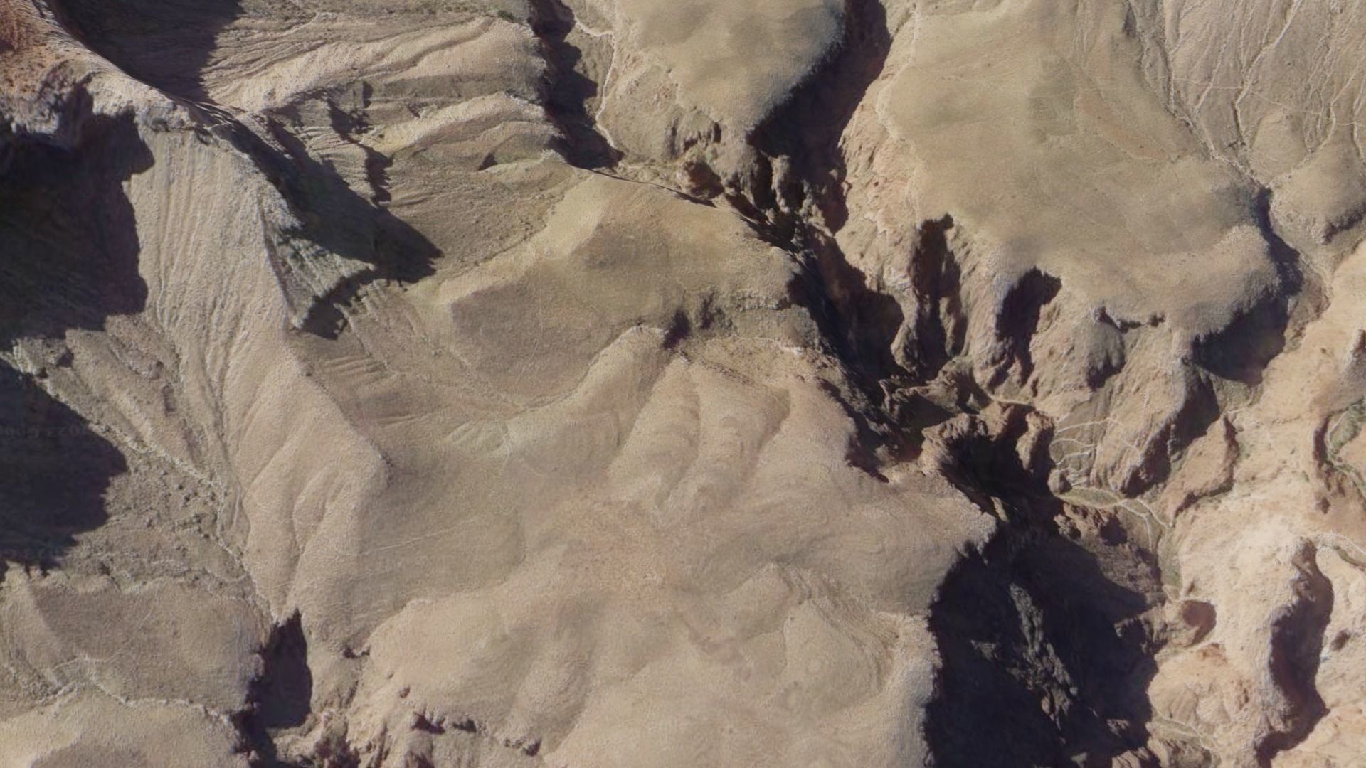 3D Desert Terrain Free low-poly 3D model_3