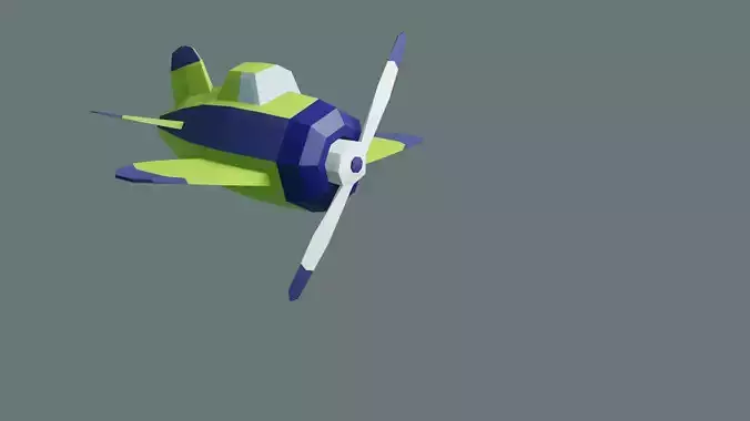 Lowpoly Basic Airplane