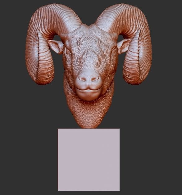 Big Horn Sheep 3D print model 3D print model_1