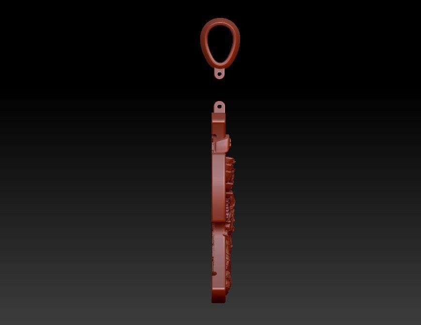 Cross Saint Michael the Archangel with Prayer 3D print model_16