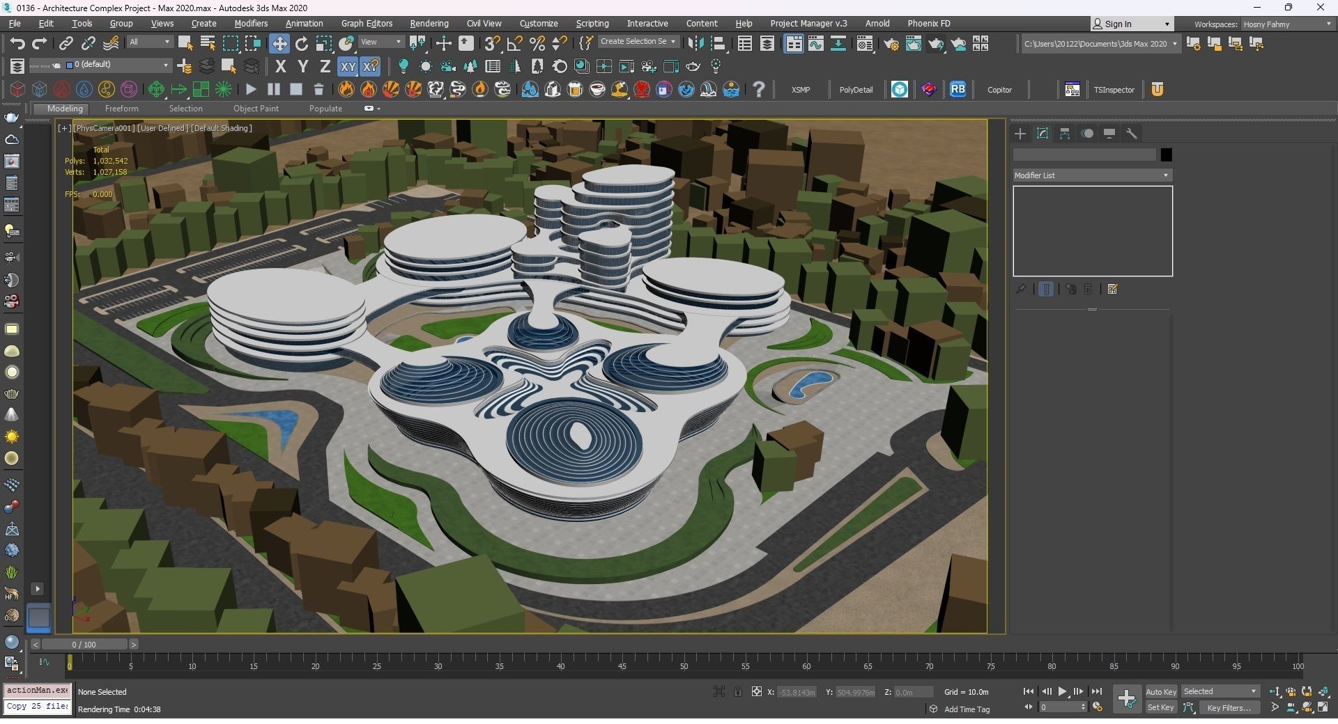 0136 - Architecture Complex Project - 2Ds Drawing - 3Ds Files 3D model_27