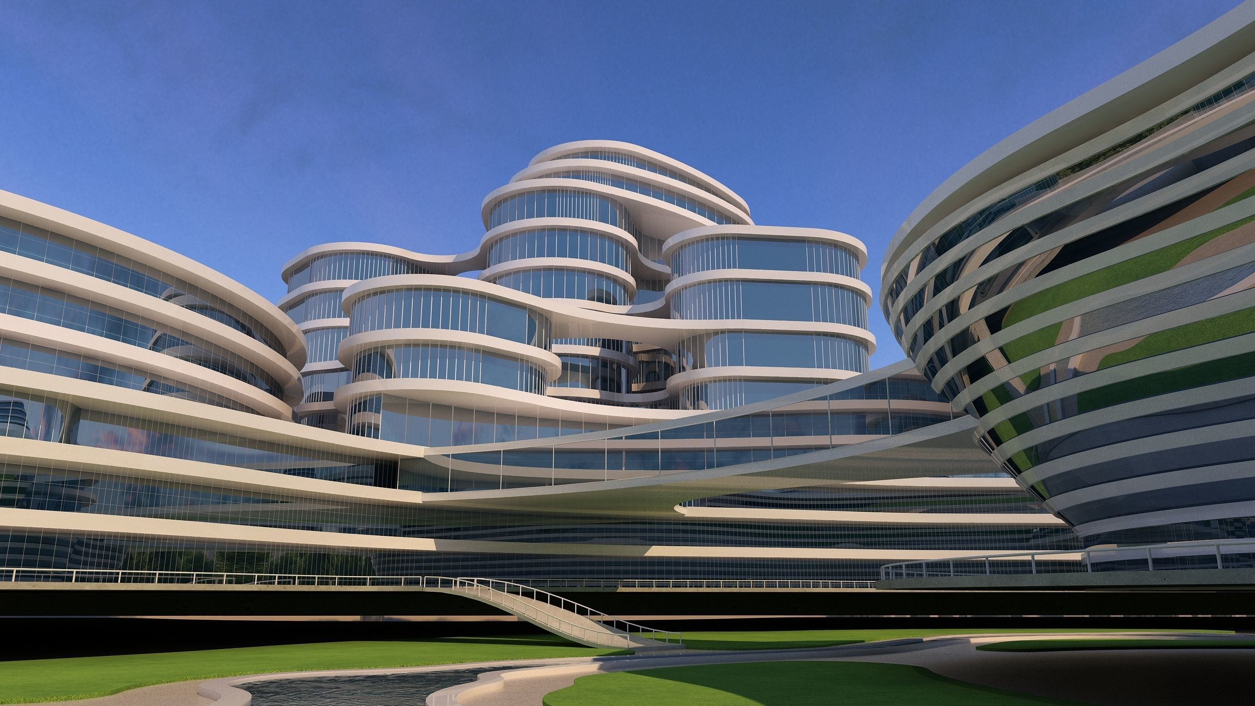 0136 - Architecture Complex Project - 2Ds Drawing - 3Ds Files 3D model_9