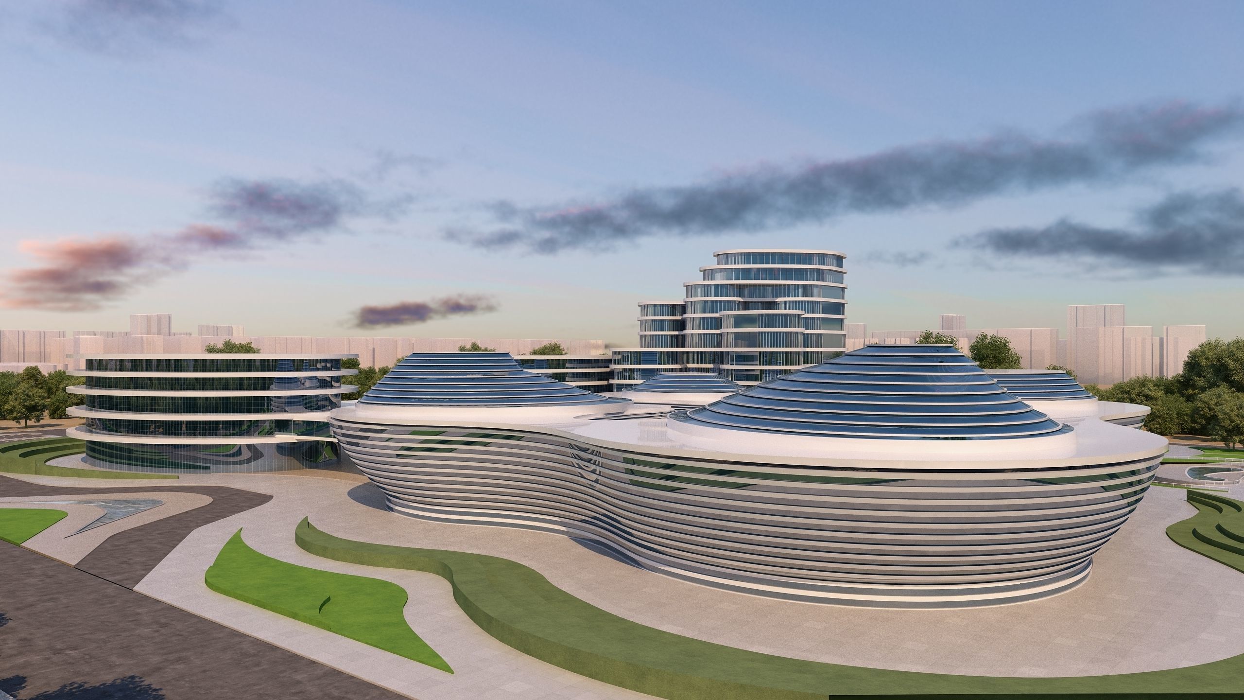 0136 - Architecture Complex Project - 2Ds Drawing - 3Ds Files 3D model_10