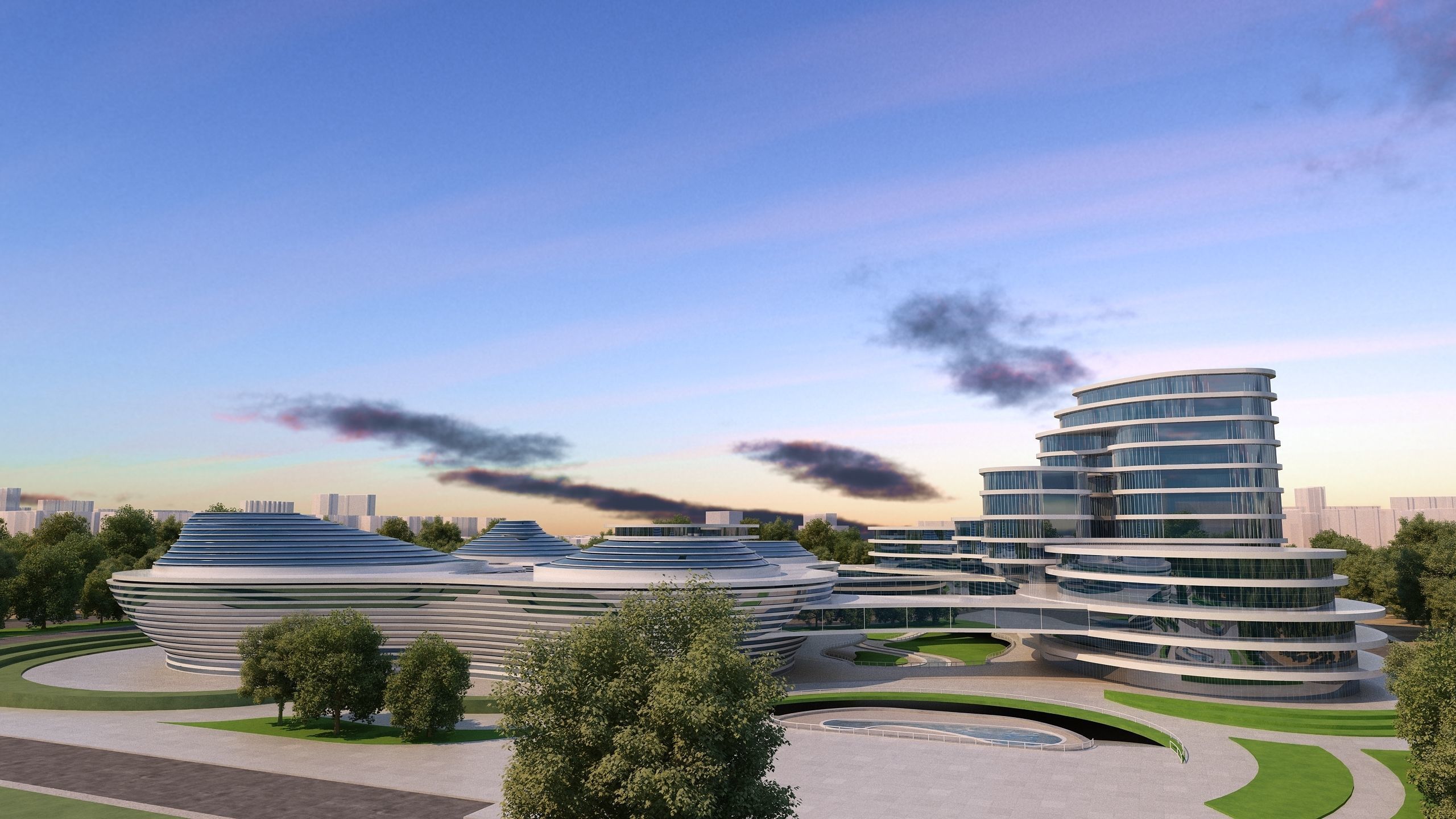 0136 - Architecture Complex Project - 2Ds Drawing - 3Ds Files 3D model_8