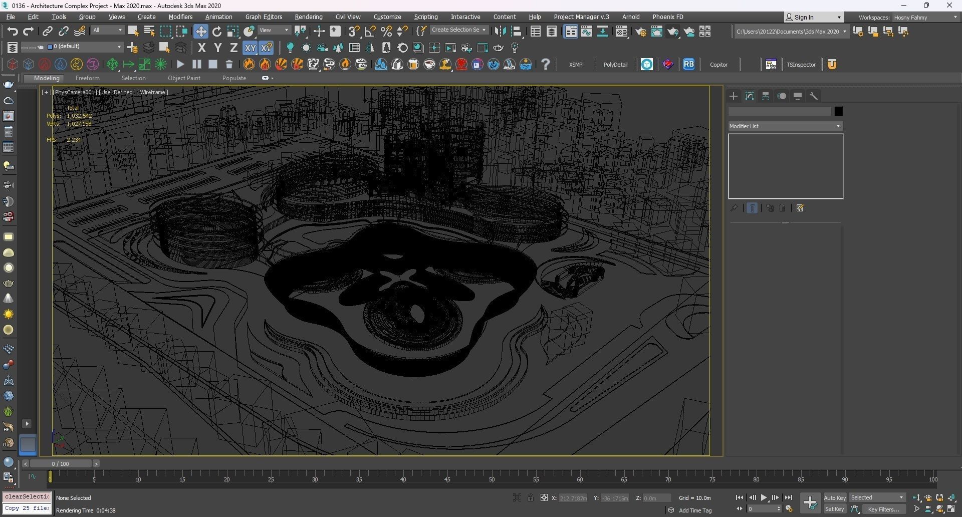 0136 - Architecture Complex Project - 2Ds Drawing - 3Ds Files 3D model_28
