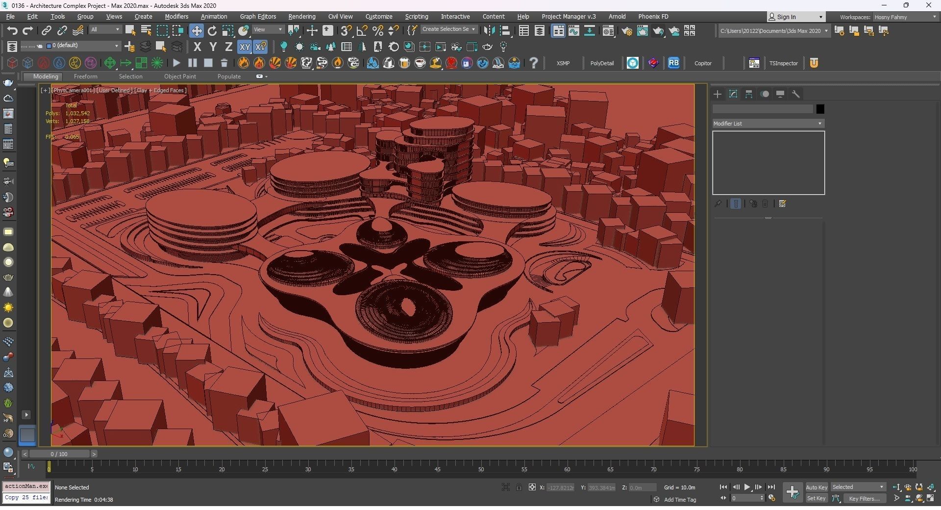 0136 - Architecture Complex Project - 2Ds Drawing - 3Ds Files 3D model_30