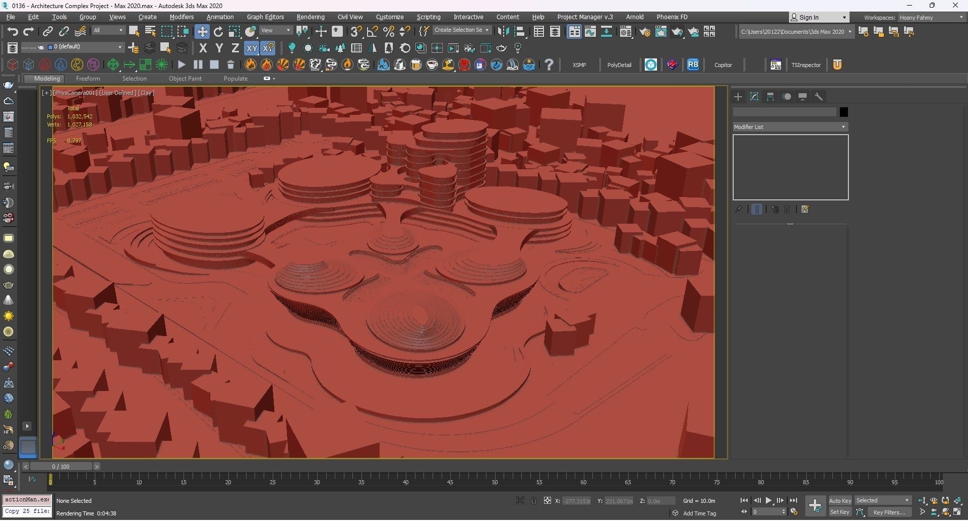 0136 - Architecture Complex Project - 2Ds Drawing - 3Ds Files 3D model_29