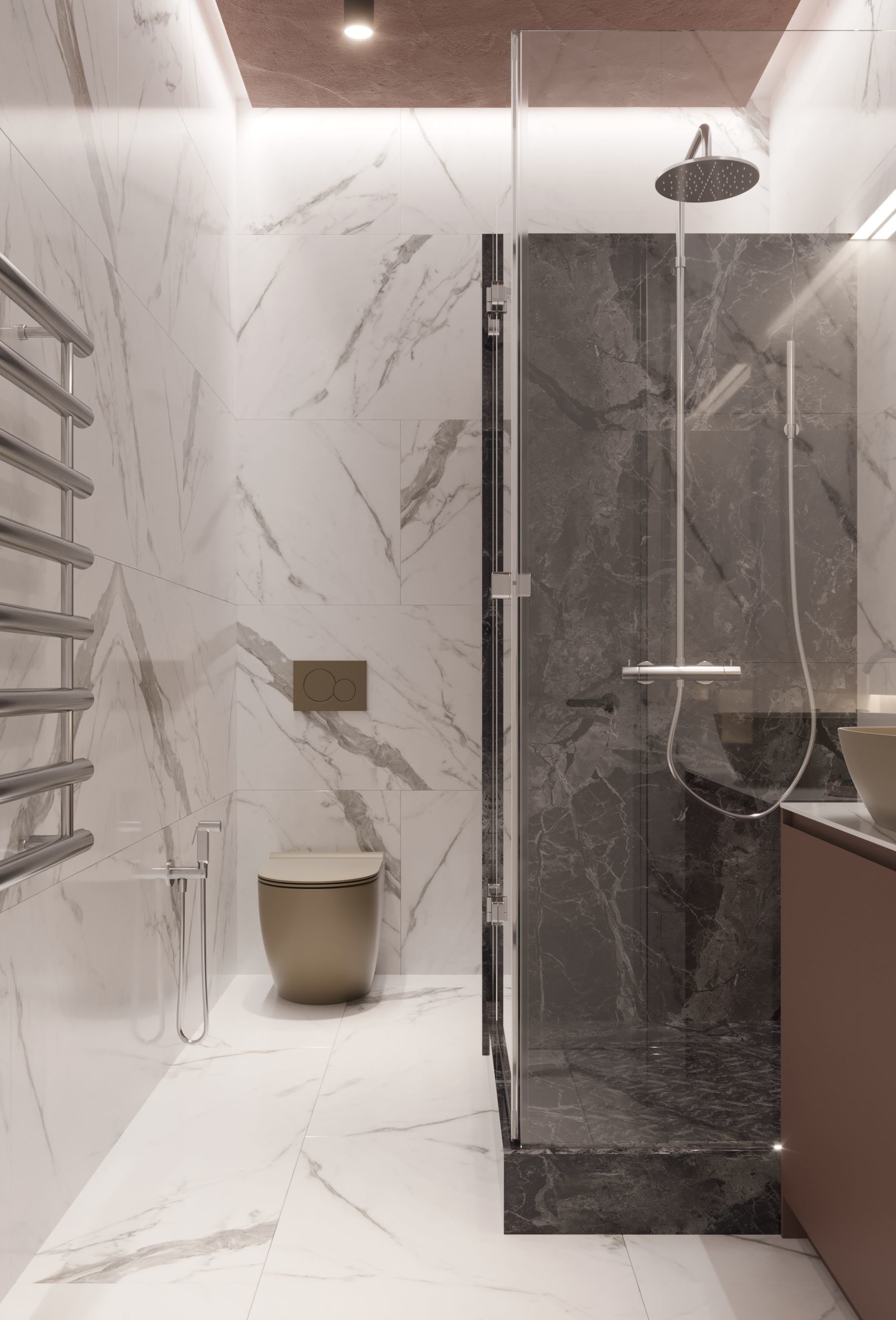 GolfStream modern living room with horse on wall 3D model_42