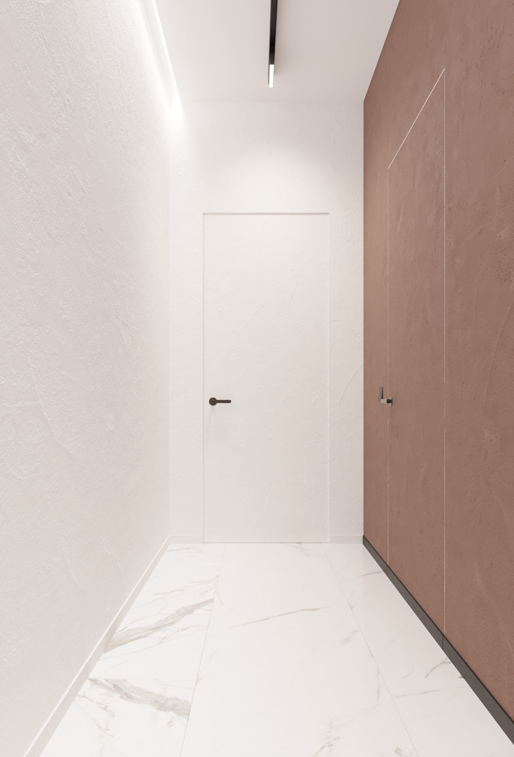 GolfStream modern living room with horse on wall 3D model_18