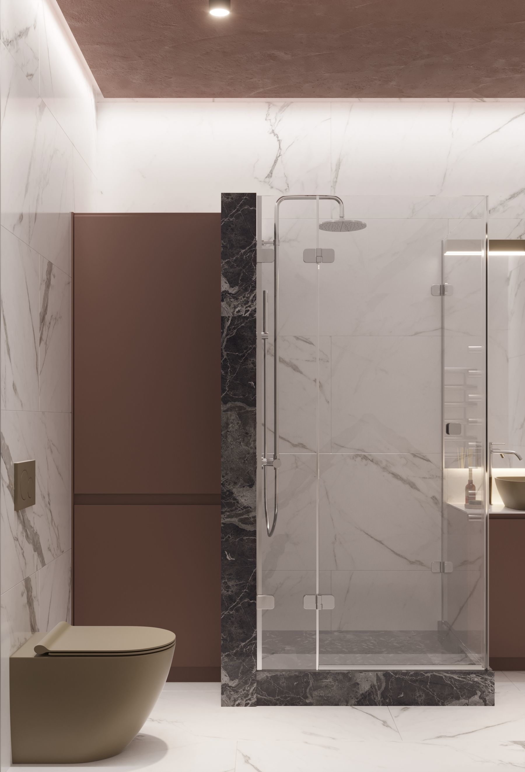 GolfStream modern living room with horse on wall 3D model_29