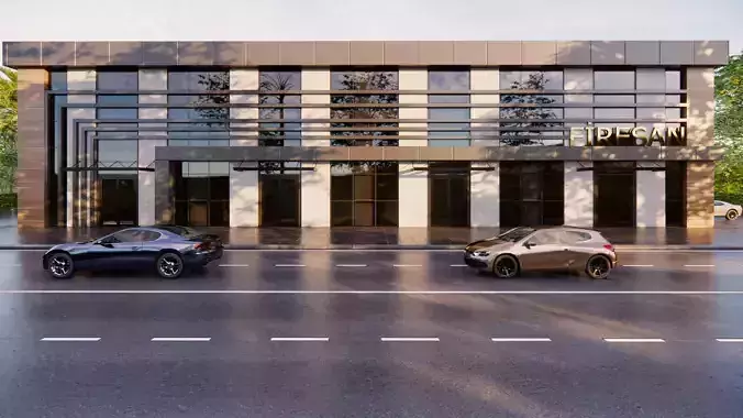 Factory Exterior scene