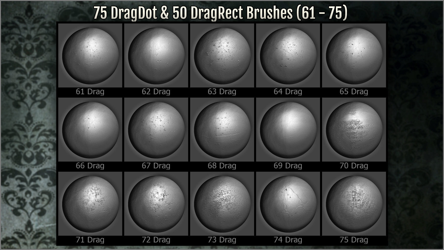 Glass Maker 300 ZBrush brushes Texture_8