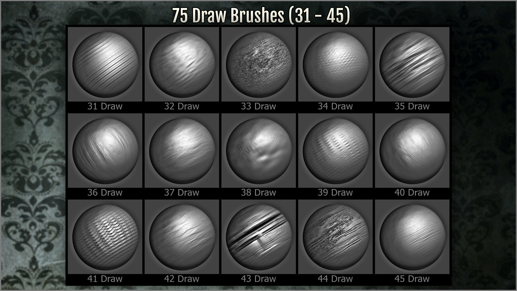 Glass Maker 300 ZBrush brushes Texture_11