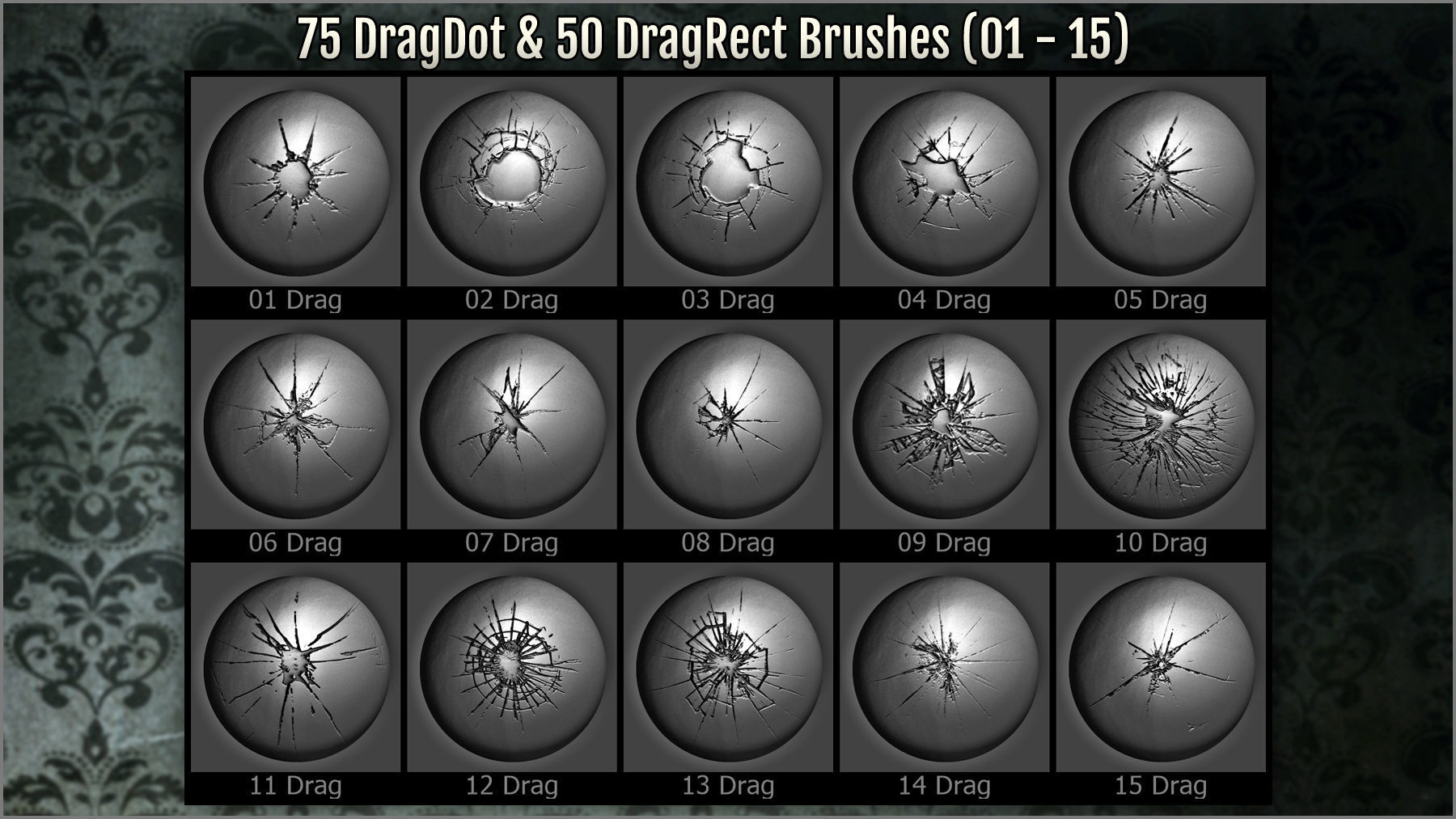 Glass Maker 300 ZBrush brushes Texture_4