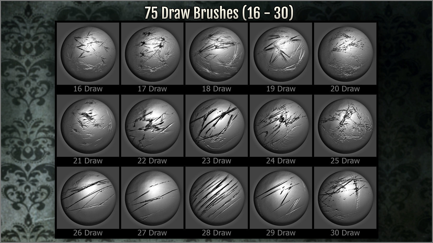 Glass Maker 300 ZBrush brushes Texture_10