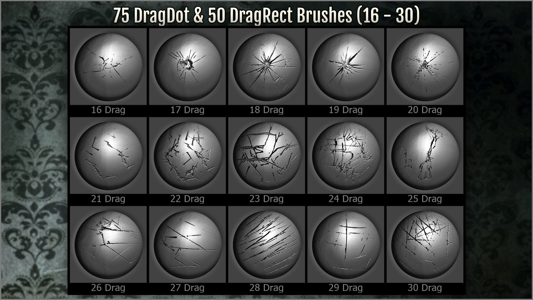 Glass Maker 300 ZBrush brushes Texture_5