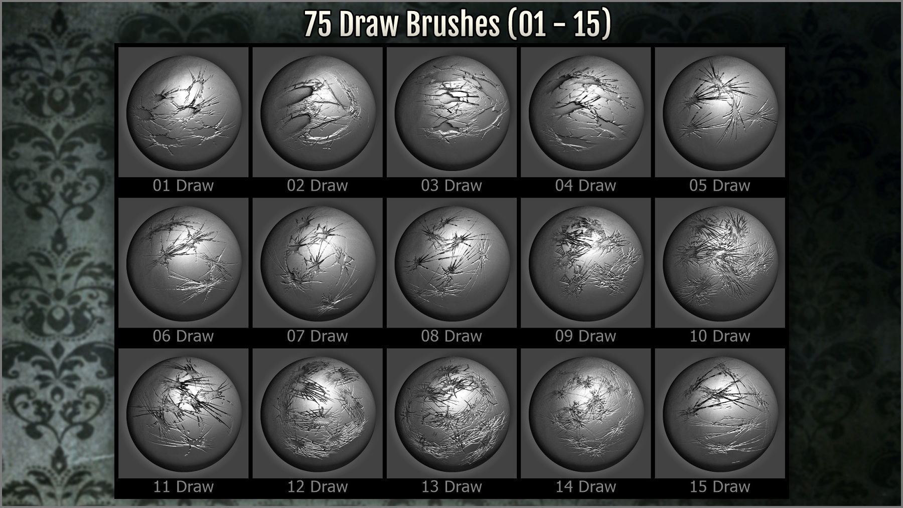 Glass Maker 300 ZBrush brushes Texture_9