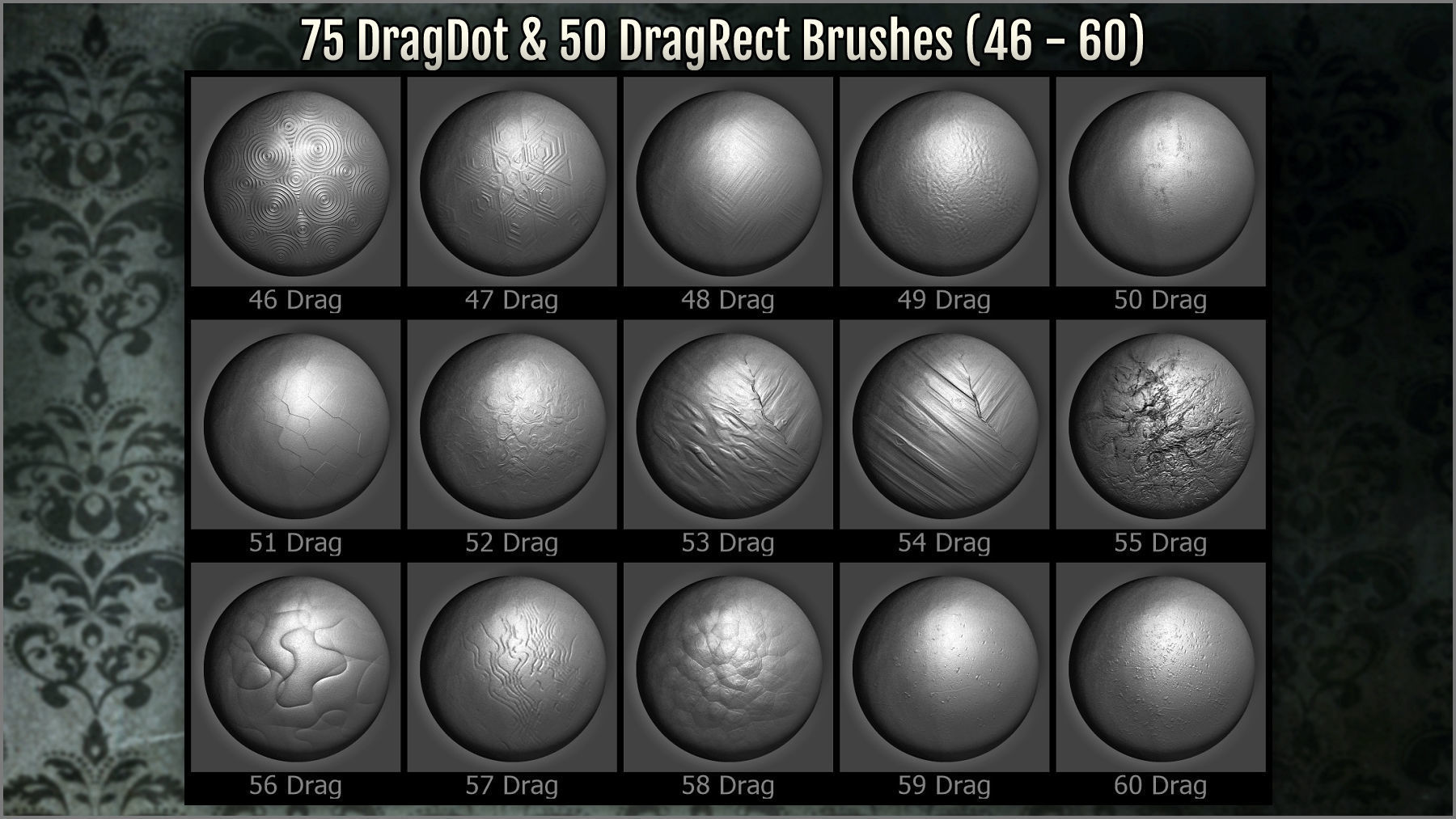 Glass Maker 300 ZBrush brushes Texture_7