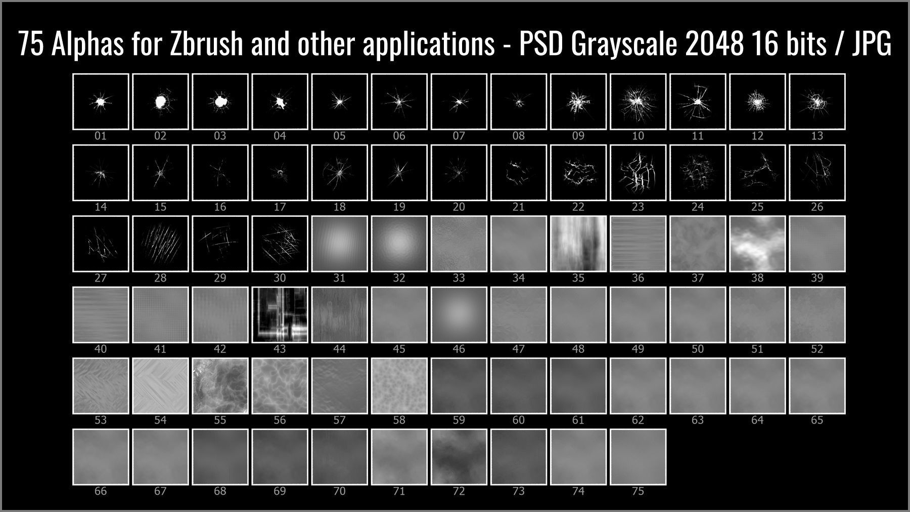 Glass Maker 300 ZBrush brushes Texture_22