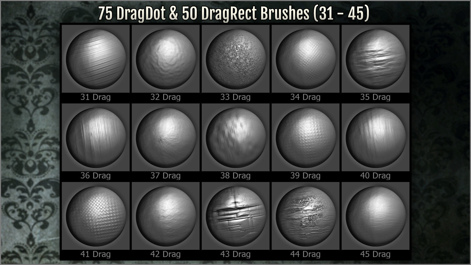 Glass Maker 300 ZBrush brushes Texture_6