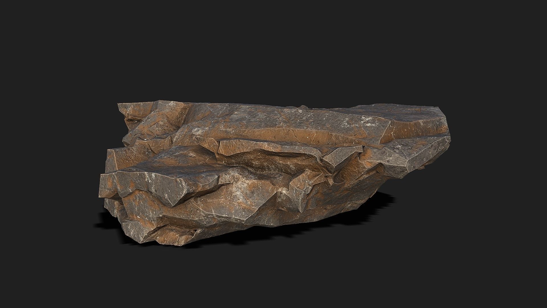 Mountain Rocks - 3D Models PBR Pack 04 Low-poly 3D model_5