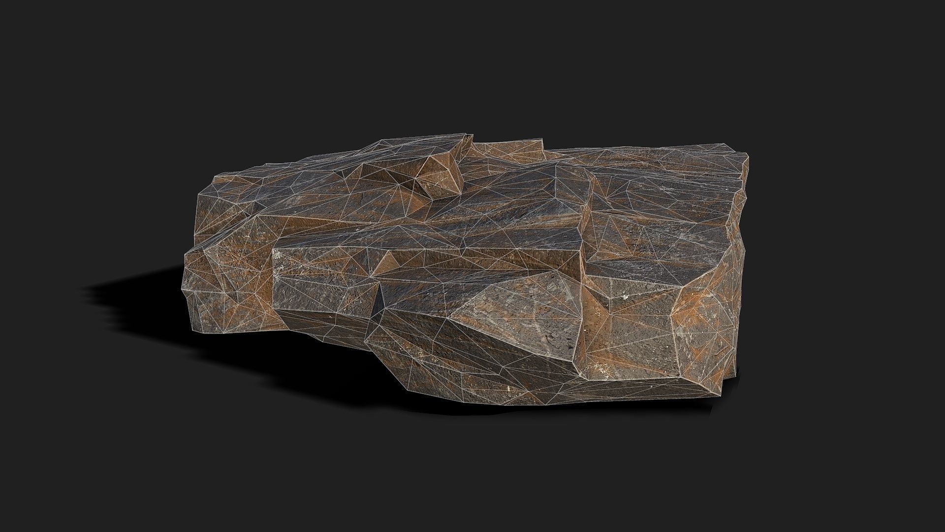 Mountain Rocks - 3D Models PBR Pack 04 Low-poly 3D model_18