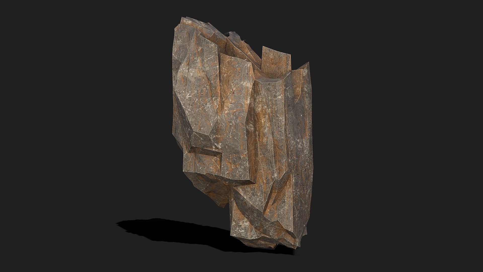 Mountain Rocks - 3D Models PBR Pack 04 Low-poly 3D model_11