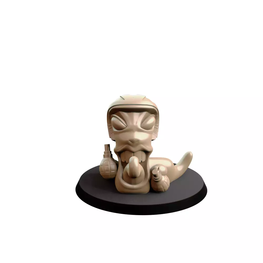 Worm Bomber 3D print model_0
