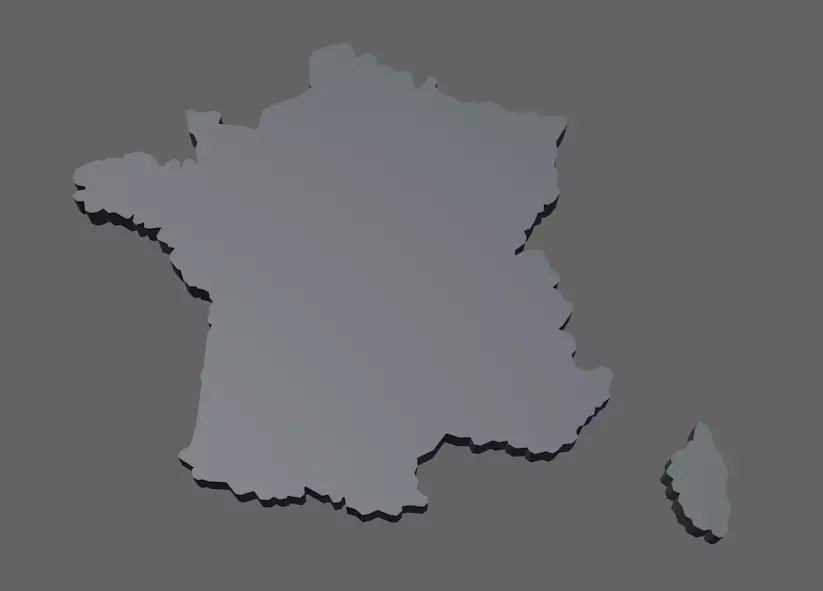 france map 3D model_0