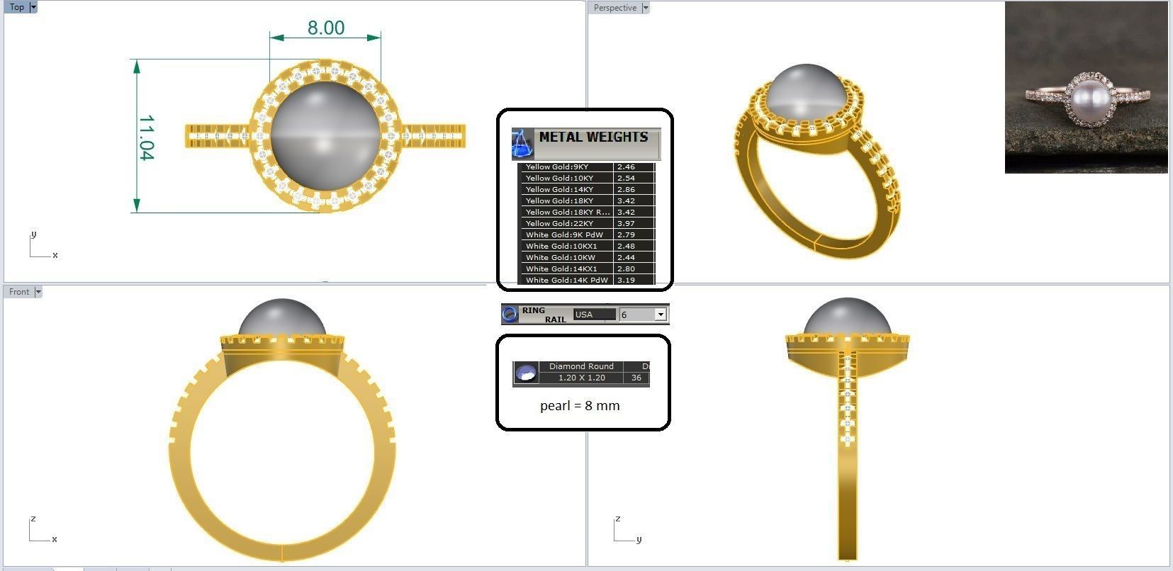 RING -04 3D print model_11