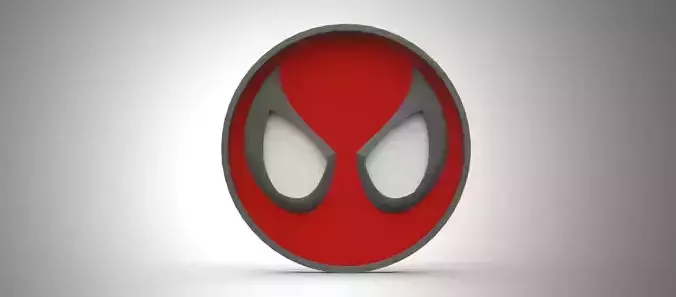 Spider-Man circle face logo