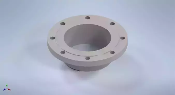 Weld-neck flanges 8 inches ASME-ANSI 3D print model