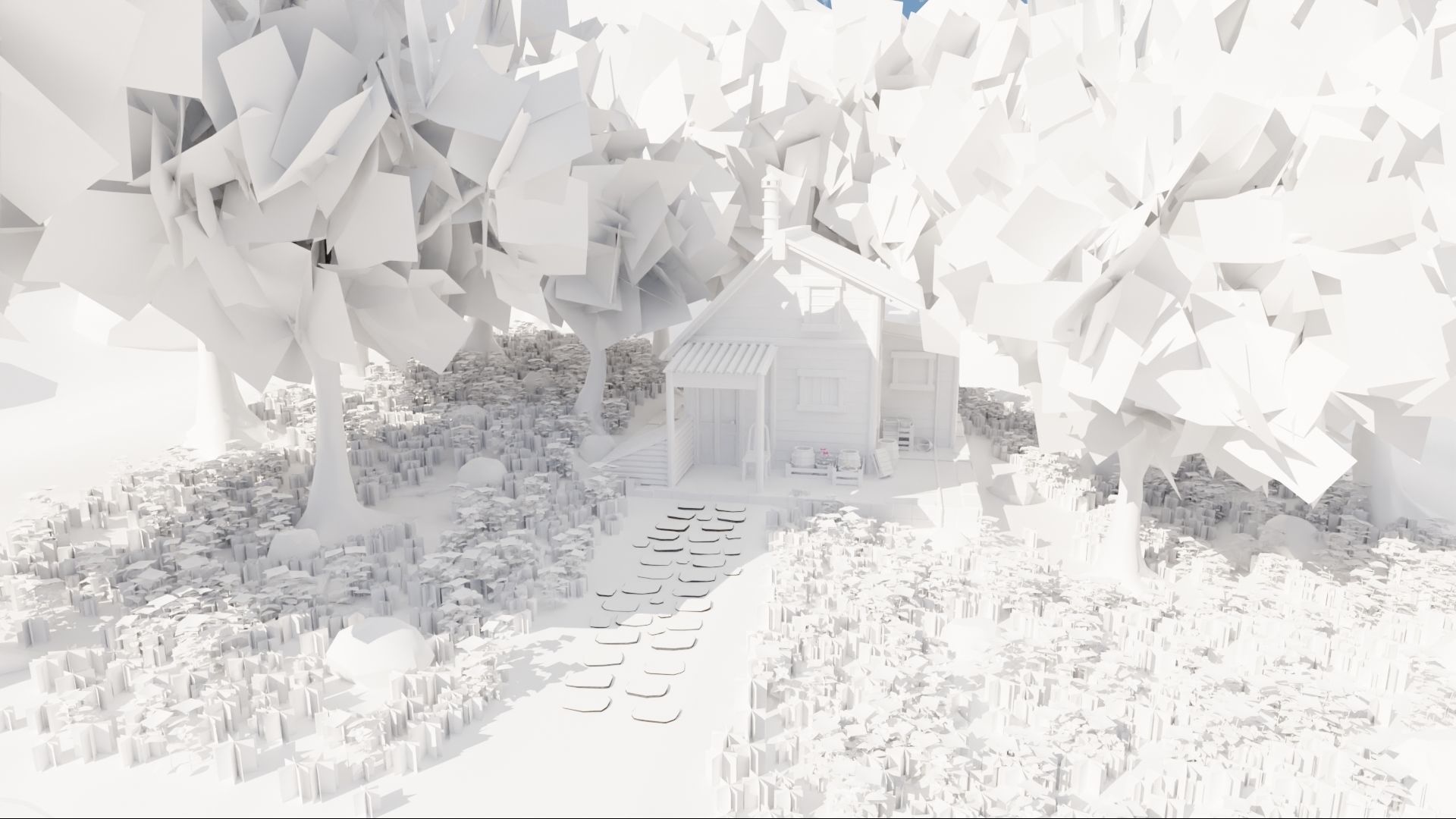 House In Forest 3D model_21