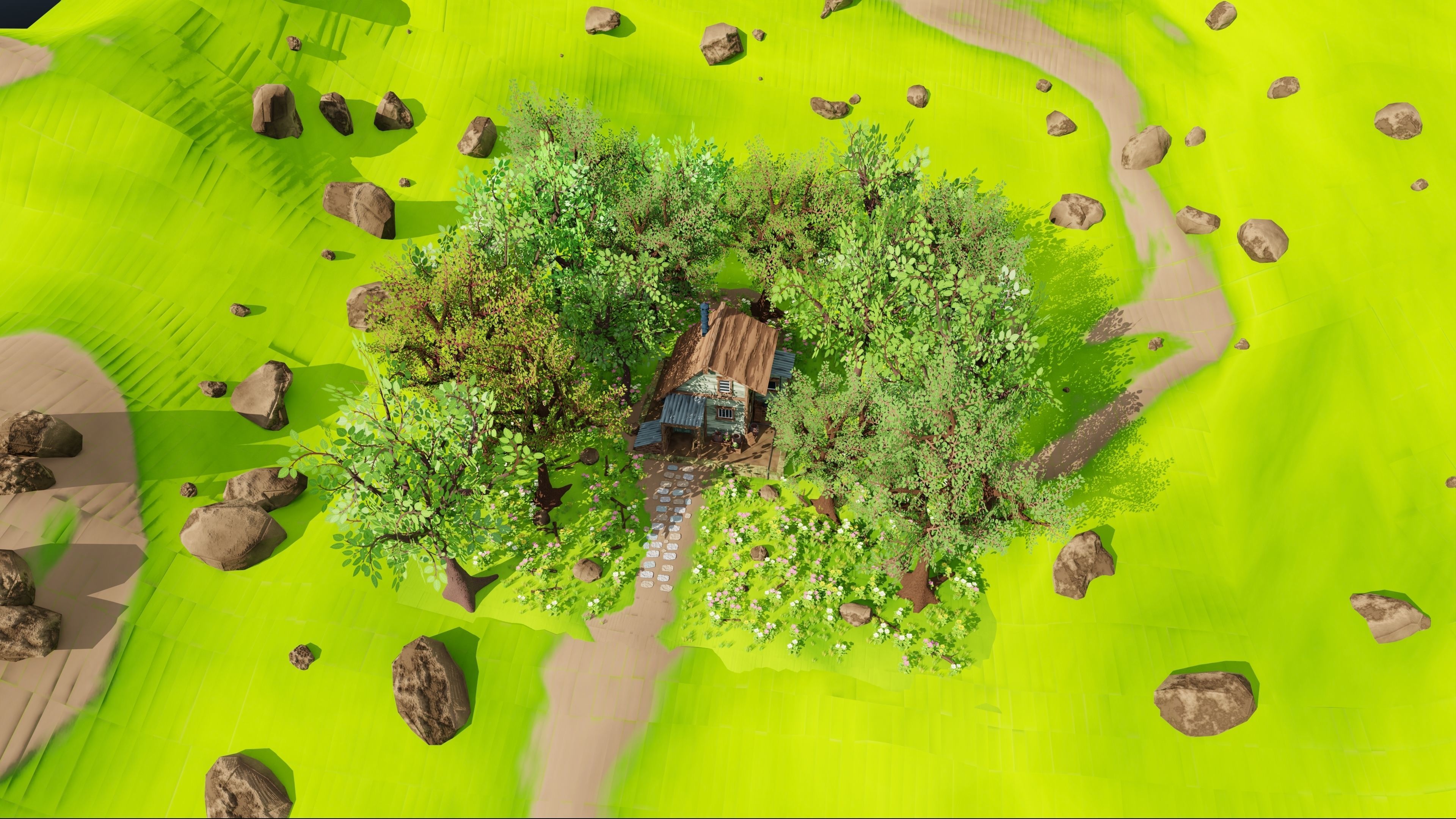 House In Forest 3D model_18