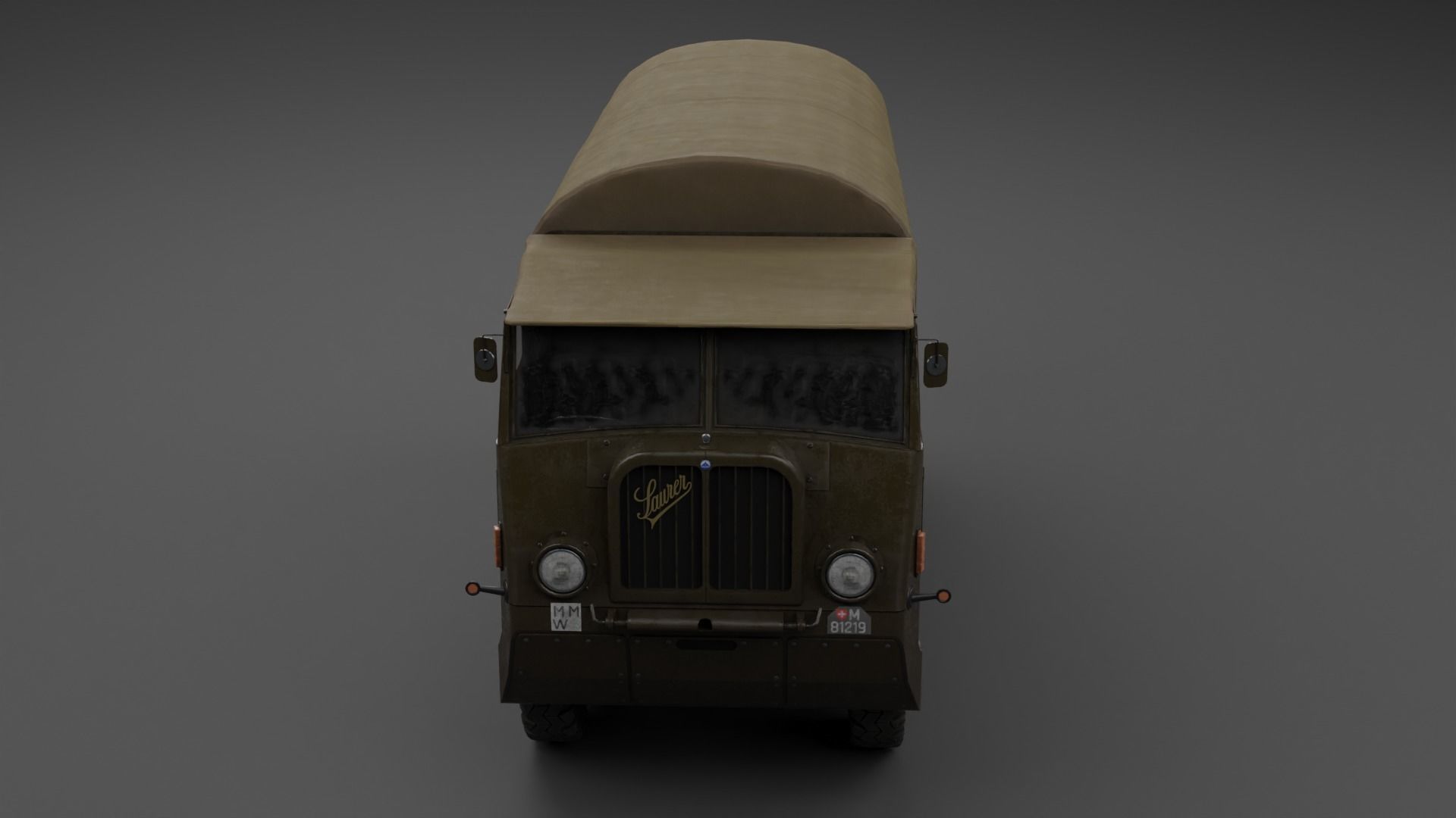 Saurer M8 8x8 Low-poly 3D model_23