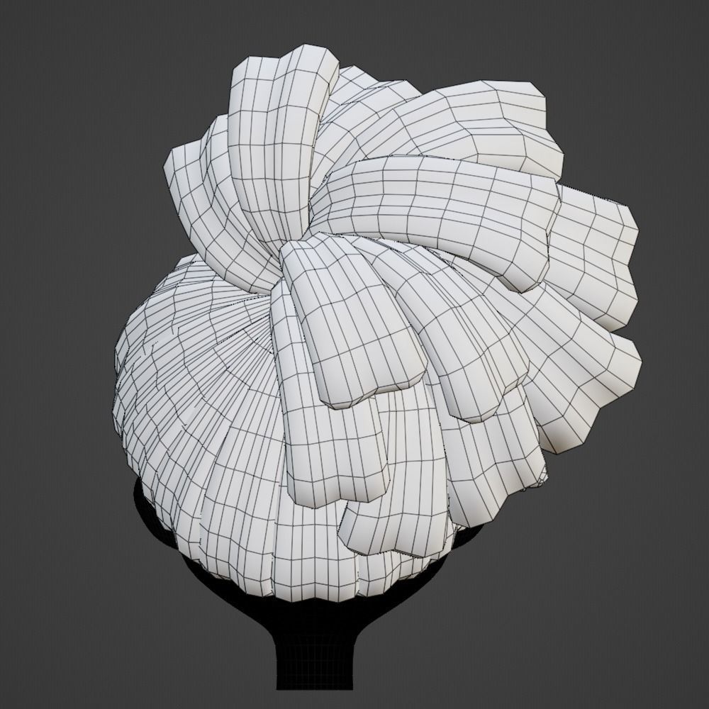 Hair style female 18 3D model_10