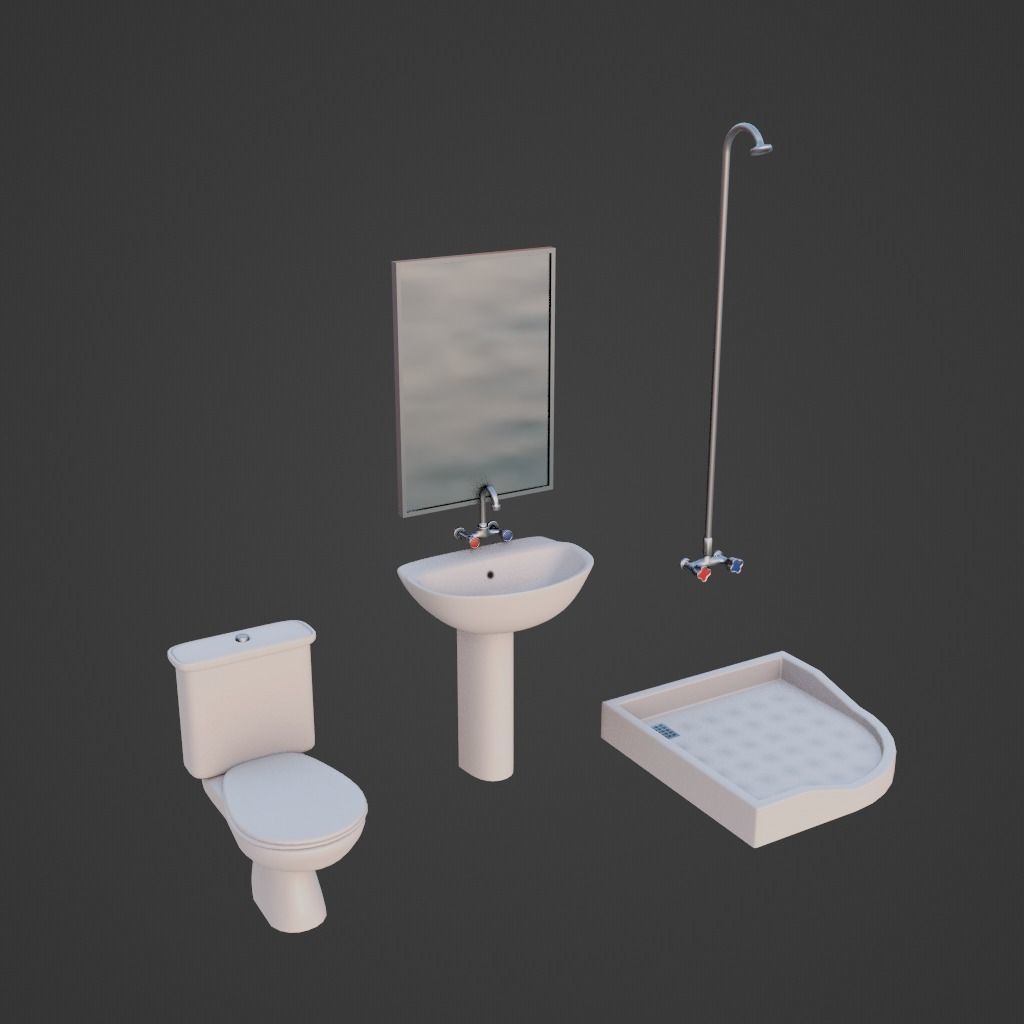 hospital furnitures Collection 3D model_17