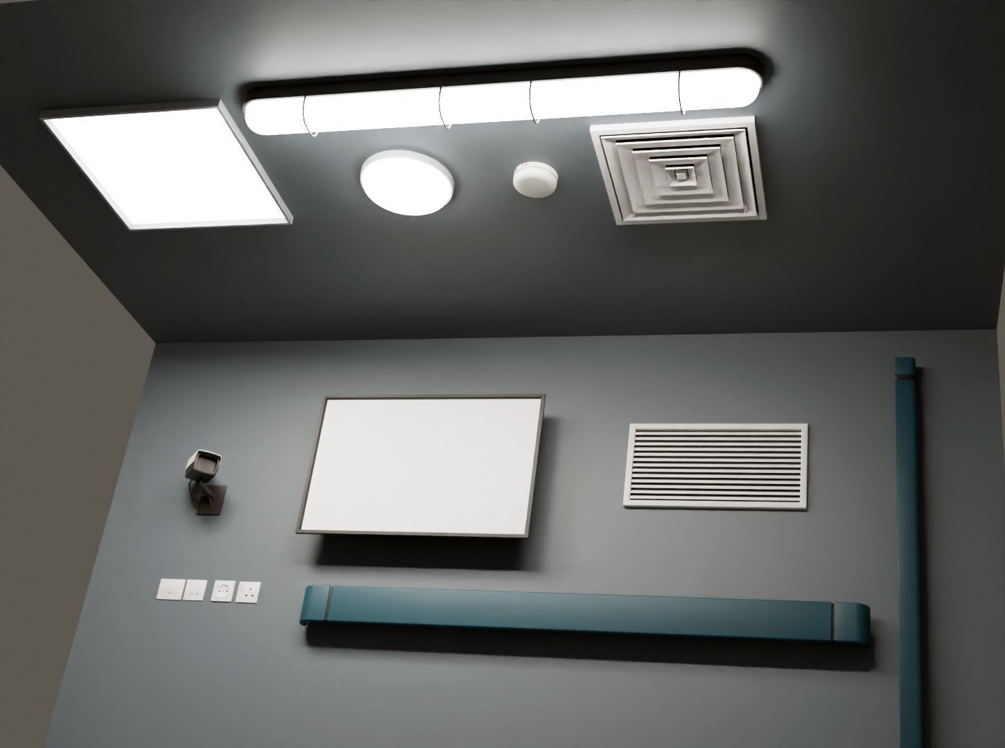 hospital furnitures Collection 3D model_10