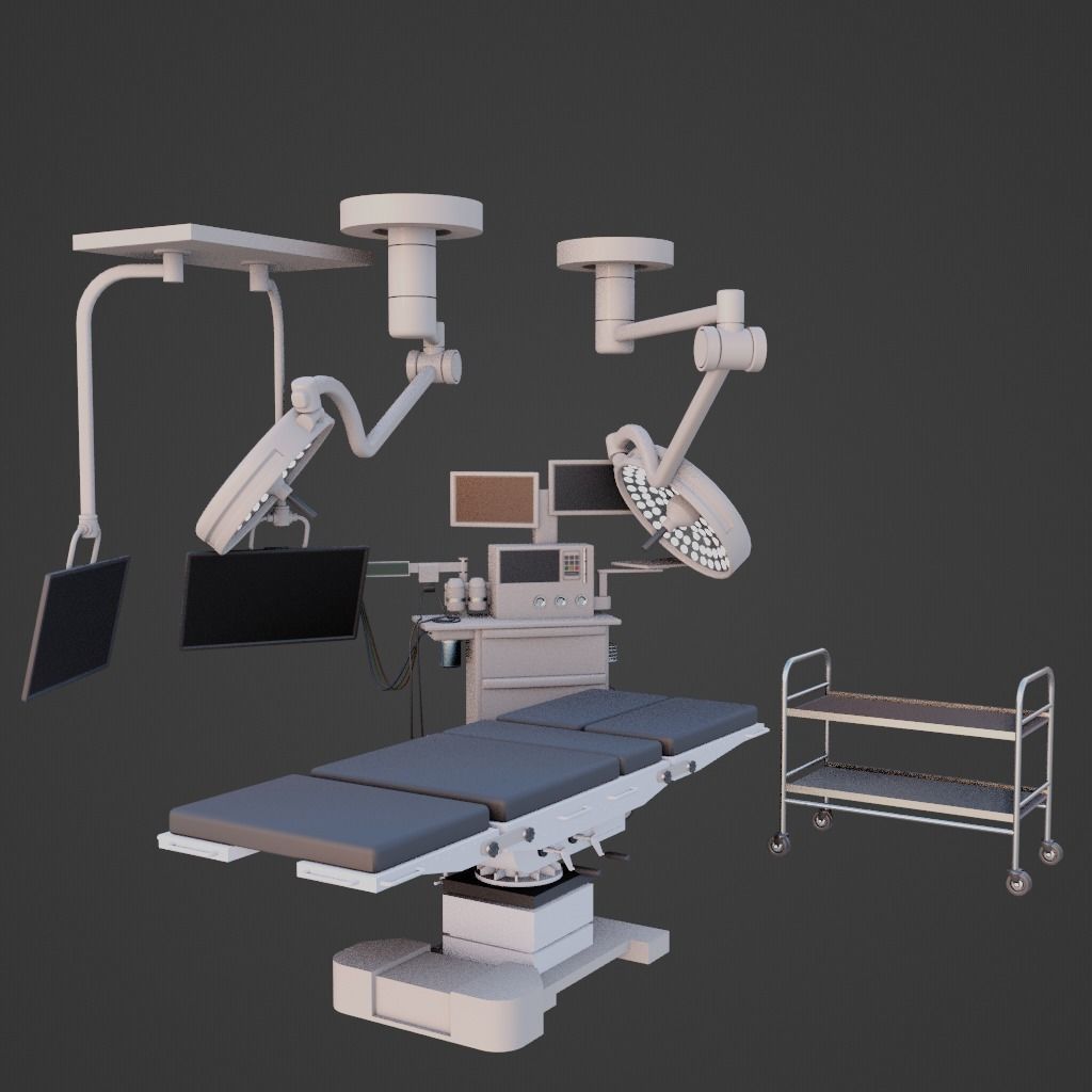 hospital furnitures Collection 3D model_18