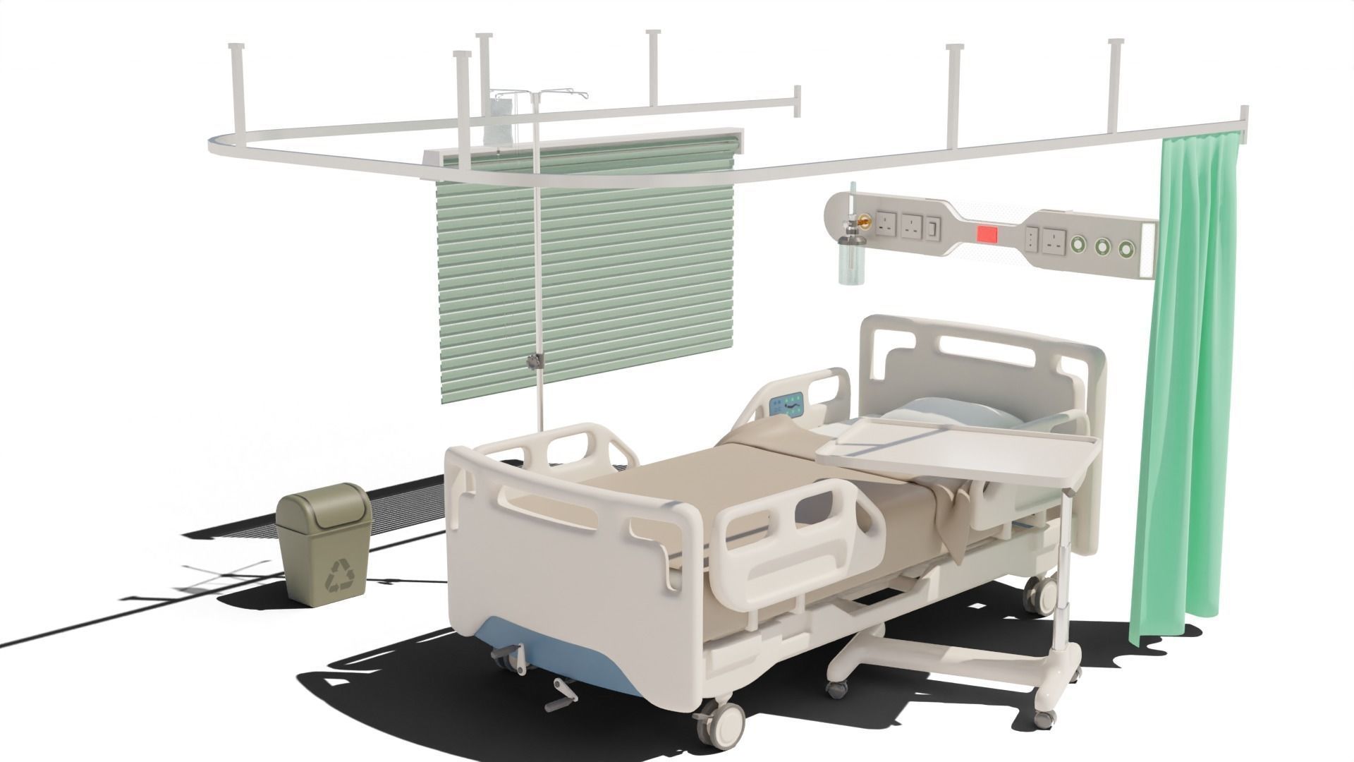 hospital furnitures Collection 3D model_5