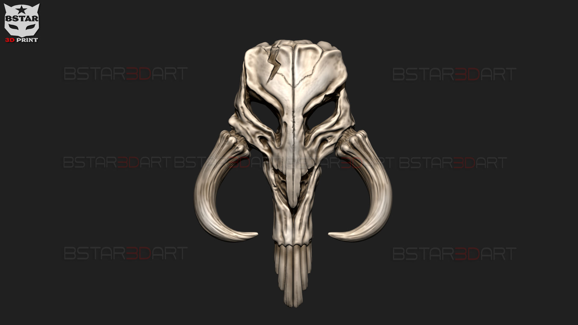 Mythosaur Skull High Quality - Mandalorian Starwars Movie 3D print model_21