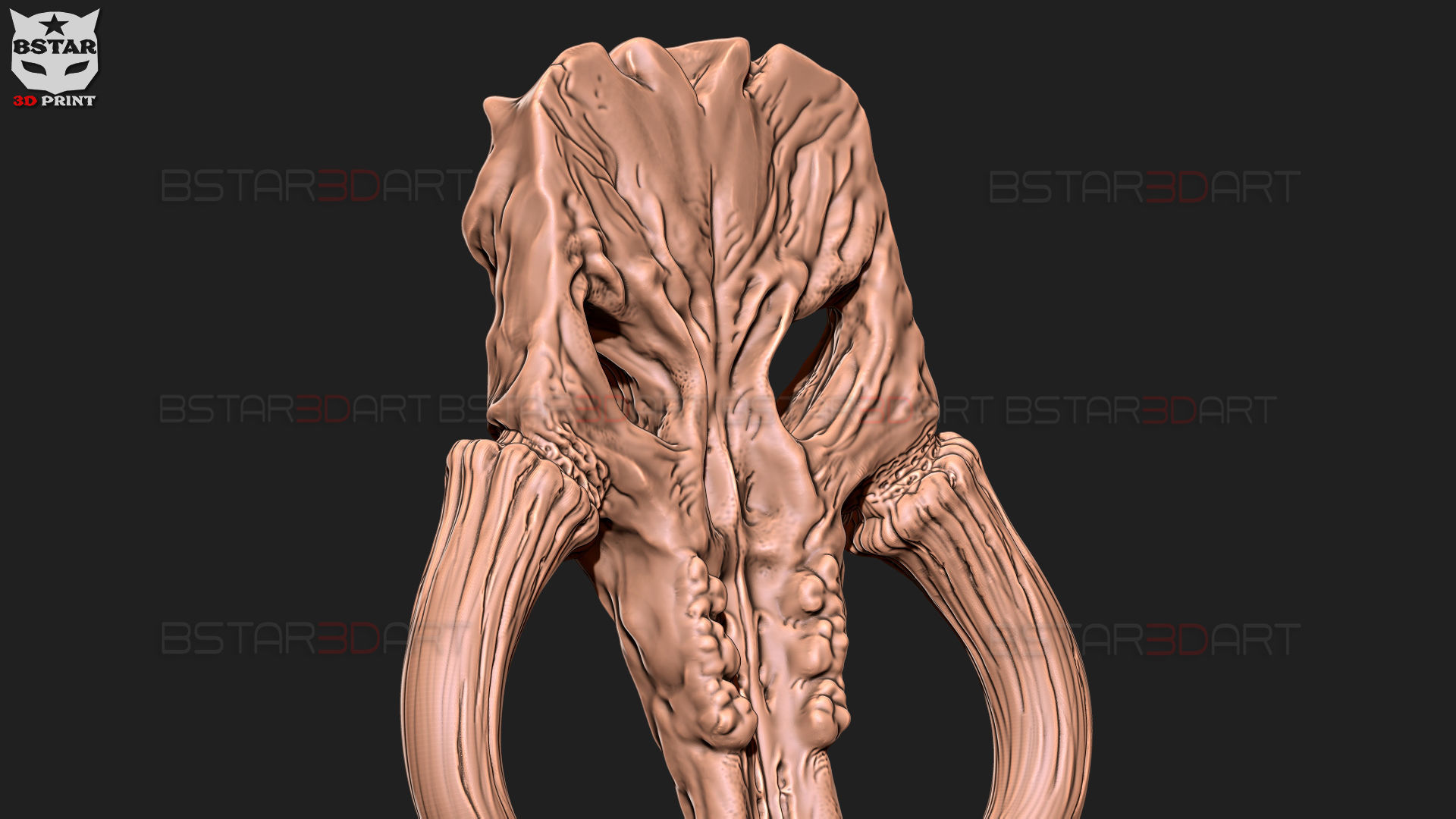 Mythosaur Skull High Quality - Mandalorian Starwars Movie 3D print model_35