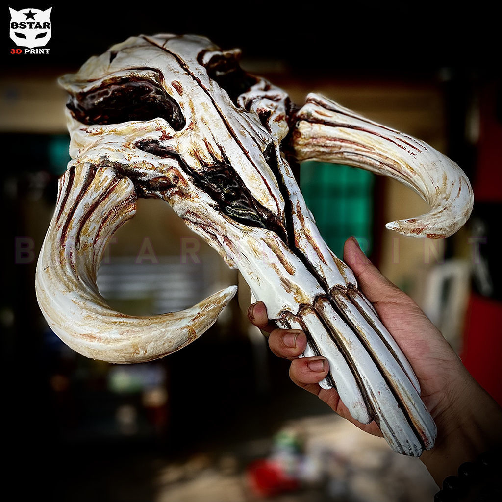 Mythosaur Skull High Quality - Mandalorian Starwars Movie 3D print model_2